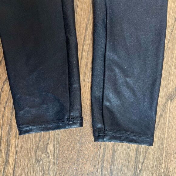 Spanx Faux Leather Black Leggings S/P - Picture 5 of 8